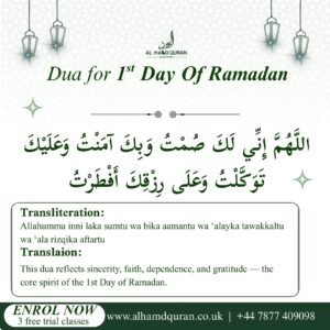 1st day of ramadan