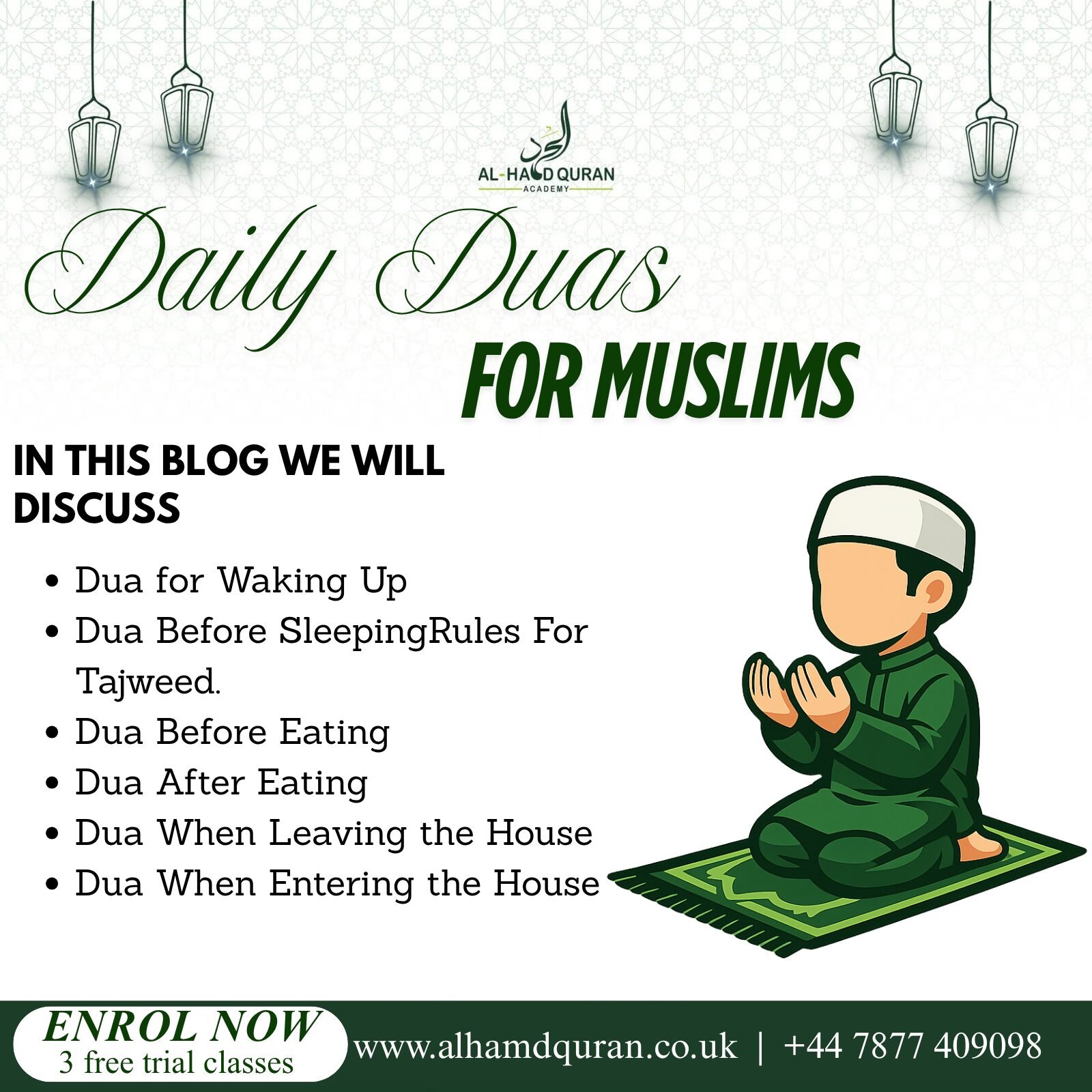 daily duas for muslims